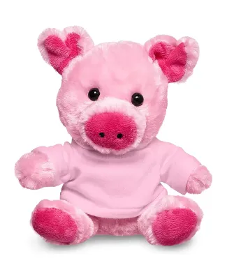 Promo Goods  TY6031 7 Plush Pig With T-Shirt in Pink