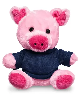 Promo Goods  TY6031 7 Plush Pig With T-Shirt in Navy blue