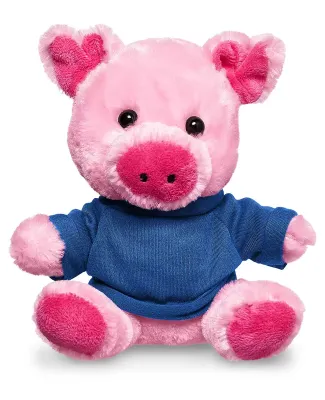 Promo Goods  TY6031 7 Plush Pig With T-Shirt in Reflex blue