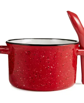 Promo Goods  CM125 20oz Campfire Soup Bowl With Sp in Red