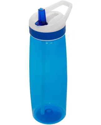 Promo Goods  PL-4197 28oz Wave Bottle in Translucent blue