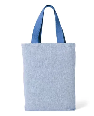 Promo Goods  BG403 Cotton Chambray Tote Bag in Blue