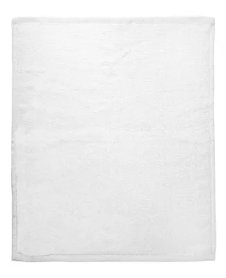 Promo Goods  TW100 Hemmed Cotton Rally Towel in White