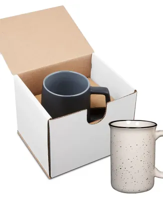 Promo Goods  GCM121 13oz Tall Campfire Mug In Mail in White