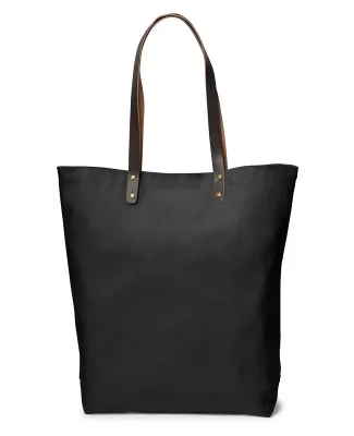 Promo Goods  LT-3996 Urban Cotton Tote With Leathe in Black
