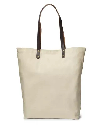 Promo Goods  LT-3996 Urban Cotton Tote With Leathe in Natural