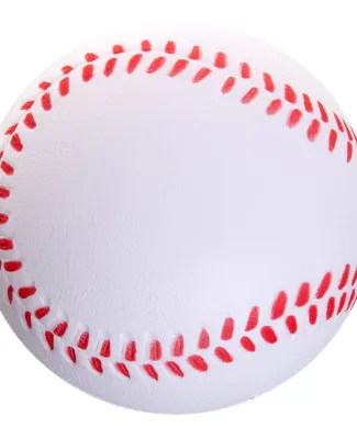 Promo Goods  SB302 Baseball Stress Reliever in White