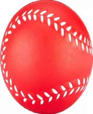 Promo Goods  SB302 Baseball Stress Reliever in Red