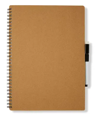Promo Goods  NB140 Brainstorm Dry Erase Notebook in Natural