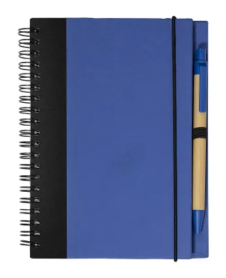 Promo Goods  NB126 Contrast Paperboard Eco Journal in Blue