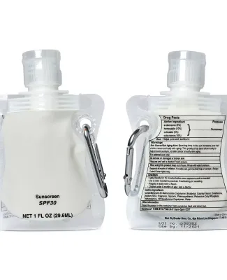 Promo Goods  PL-1849 Collapsible Sunscreen  1oz in Clear