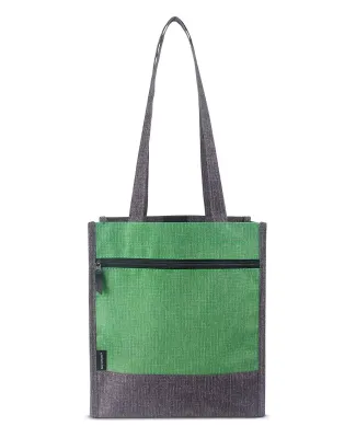 Promo Goods  BG050 Kerry Pocket Tote in Green