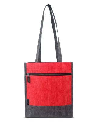Promo Goods  BG050 Kerry Pocket Tote in Red
