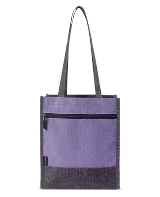 Promo Goods  BG050 Kerry Pocket Tote in Purple