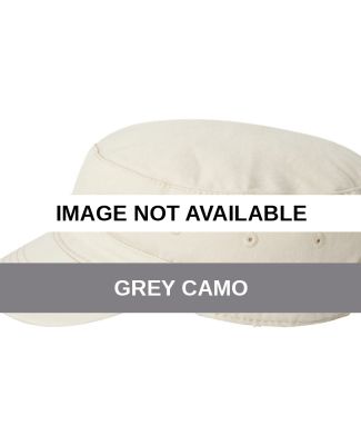 Alternative Apparel AH73 Destroyed Military Hat Grey Camo