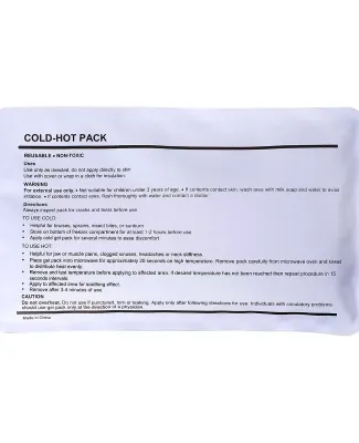 Promo Goods  PL-0595 Nylon Covered Gel Hot-Cold Pa in White
