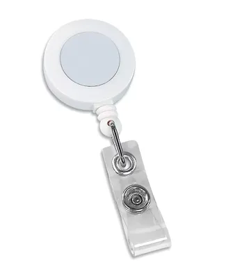 Promo Goods  PL-0183 Retract-A-Badge in White