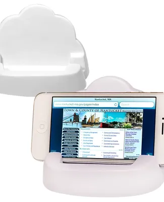Promo Goods  PL-3930 Cloud Phone Stand Stress Reli in White