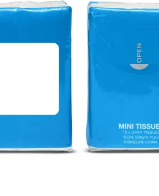 Promo Goods  PC185 Mini Tissue Packet in Blue process