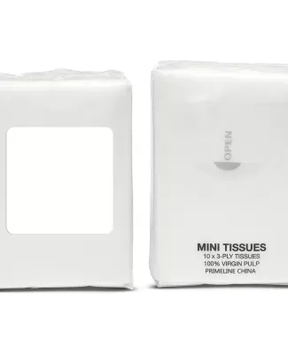 Promo Goods  PC185 Mini Tissue Packet in White