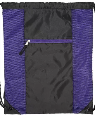 Promo Goods  LT-3945 Porter Collection Drawstring  in Purple