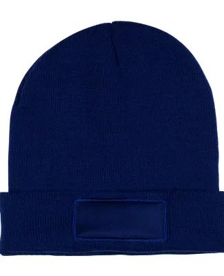 Promo Goods  HW110 Knit Beanie With Patch in Navy