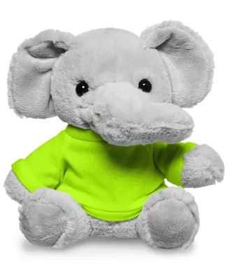 Promo Goods  TY6030 7 Plush Elephant With T-Shirt in Lime green