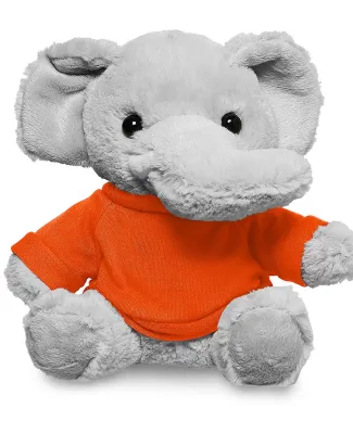 Promo Goods  TY6030 7 Plush Elephant With T-Shirt in Orange