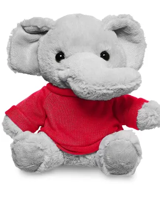 Promo Goods  TY6030 7 Plush Elephant With T-Shirt in Red