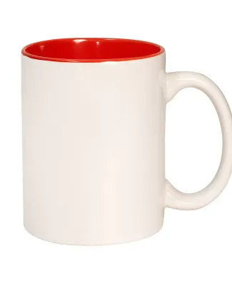 Promo Goods  CM200 11oz Two Tone C-Handle Mug in White/ red