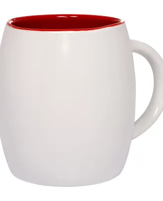 Promo Goods  CM112 14oz Morning Show Barrel Mug in White/ red