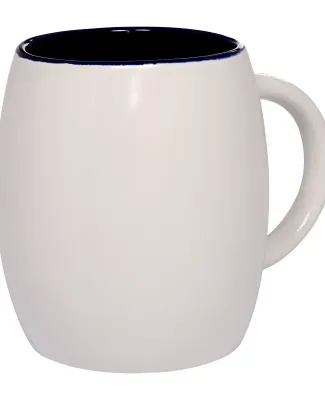 Promo Goods  CM112 14oz Morning Show Barrel Mug in White/ black