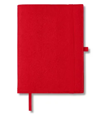 Promo Goods  NB113 Felt Refillable Journal in Red