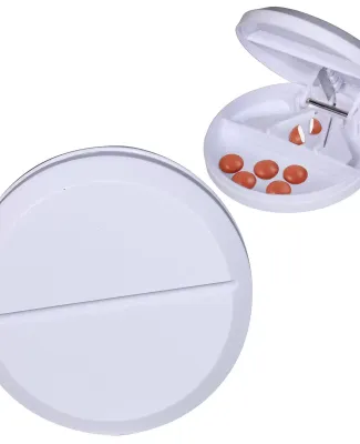 Promo Goods  PC109 Compact Pill Cutter-Dispenser in White
