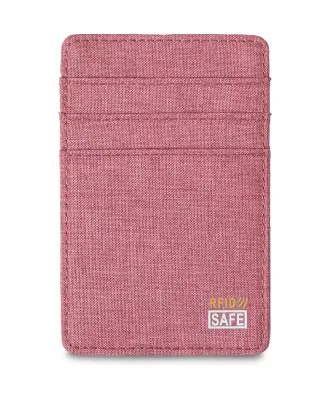 Promo Goods  TR104 Heathered RFID Wallet in Red