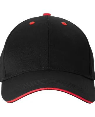Promo Goods  AP101 Structured Sandwich Cap in Black/ red