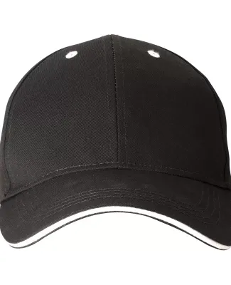 Promo Goods  AP101 Structured Sandwich Cap in Black/ white