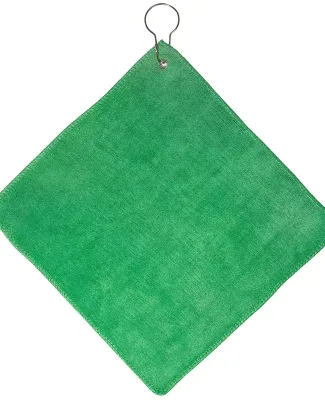 Promo Goods  TW103 Microfiber Golf Towel With Grom in Green