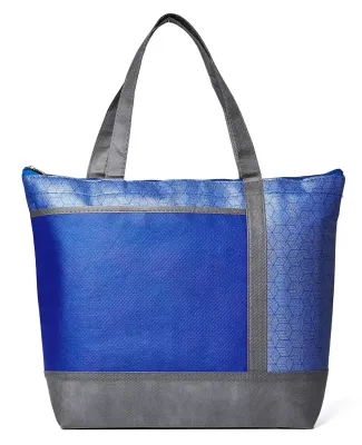 Promo Goods  LB140 Hexagon Pattern Non-Woven Coole in Reflex blue
