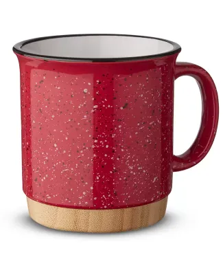 Promo Goods  CM230 15oz Campfire Mug With Bamboo B in Red