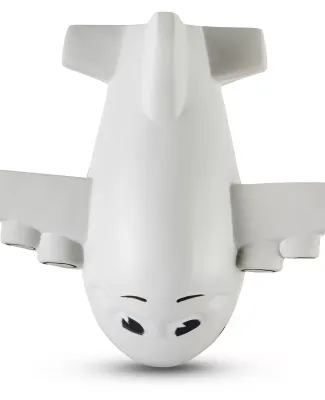 Promo Goods  PL-0767 Smiley Plane Stress Reliever in Gray