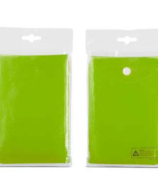Promo Goods  OD100 Disposable Rain Poncho in Lime green