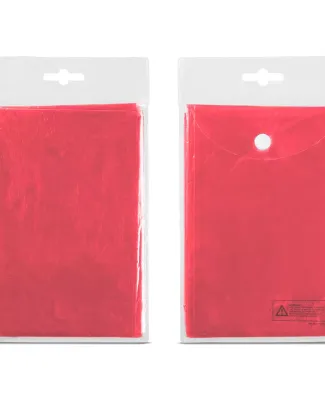 Promo Goods  OD100 Disposable Rain Poncho in Red