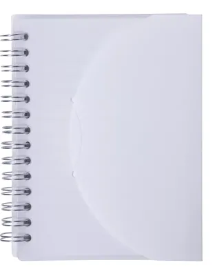 Promo Goods  NB105 Medium Spiral Curve Notebook in White