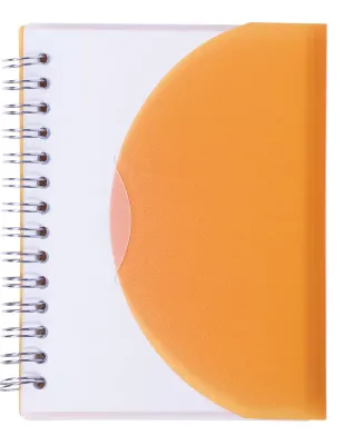 Promo Goods  NB105 Medium Spiral Curve Notebook in Translucnt ornge