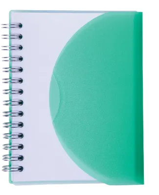 Promo Goods  NB105 Medium Spiral Curve Notebook in Translucnt green