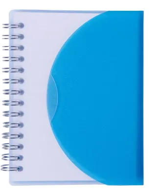 Promo Goods  NB105 Medium Spiral Curve Notebook in Translucent blue