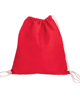 Promo Goods  BG400 Cotton Canvas Drawstring Backpa in Red