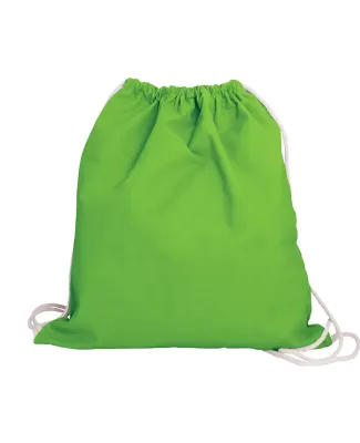 Promo Goods  BG400 Cotton Canvas Drawstring Backpa in Lime green