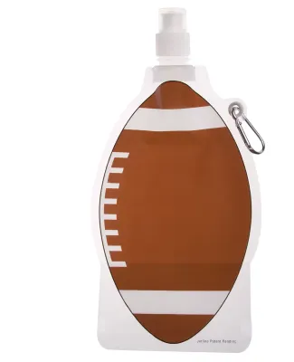 Promo Goods  MG800 Hydpouch 22oz Football Water Bo in Brown
